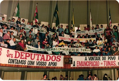 Início pró-emancipação do Distrito de Tunas - 01/09/1987.