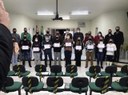 Sessão Solene de diplomação e Posse do "programa jovens Vereadores"