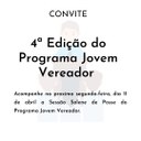 Sessão Solene de Posse do Programa Jovem Vereador